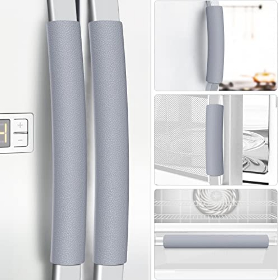 Kitchen Appliances Oven - Refrigerator Handle Covers, 5 PCS Leather