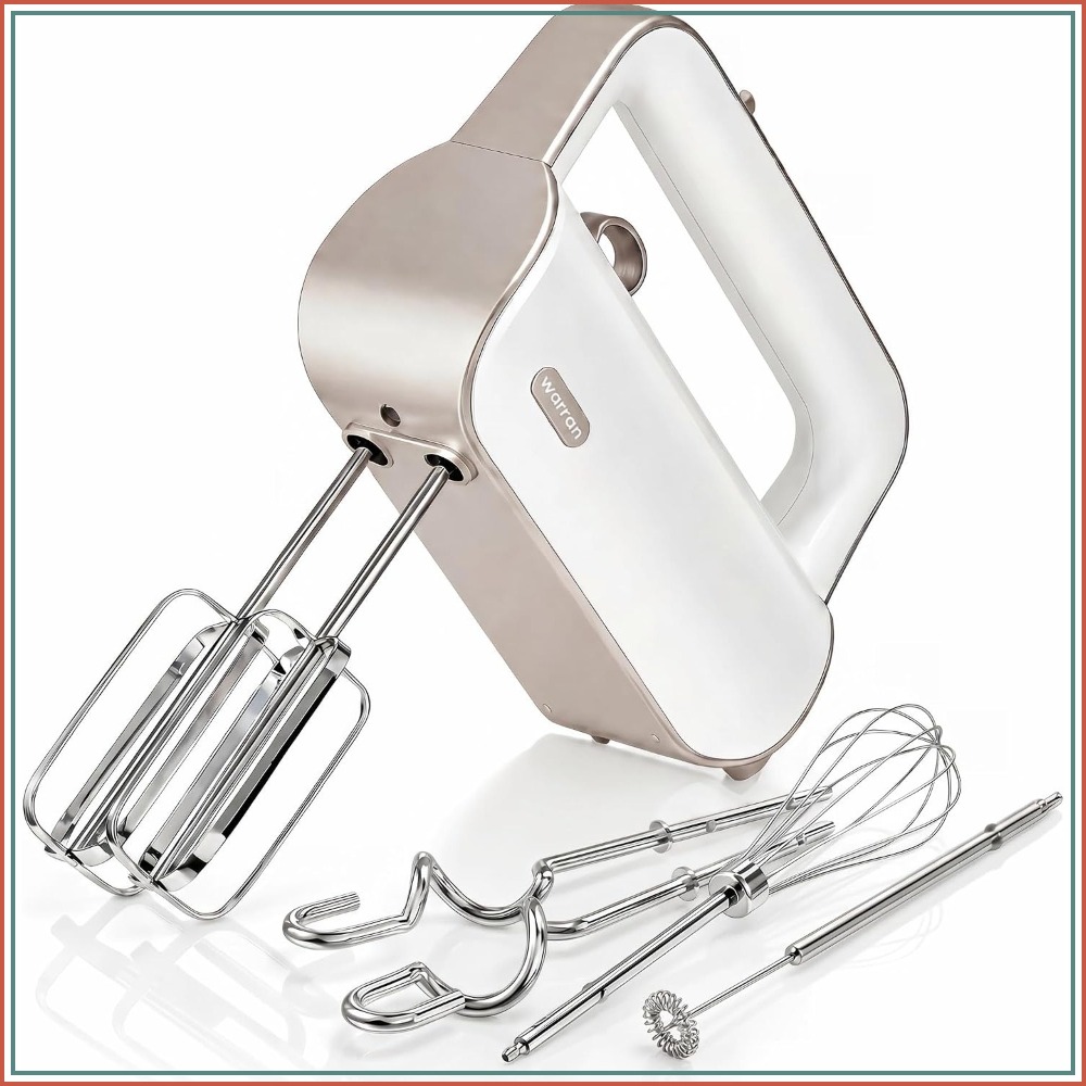 Hand Mixer Electric - 4-in-1 Electric Hand Mixer with Turbo