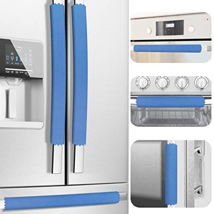 Kitchen Appliances Set - Refrigerator Door Handle Covers, Set of