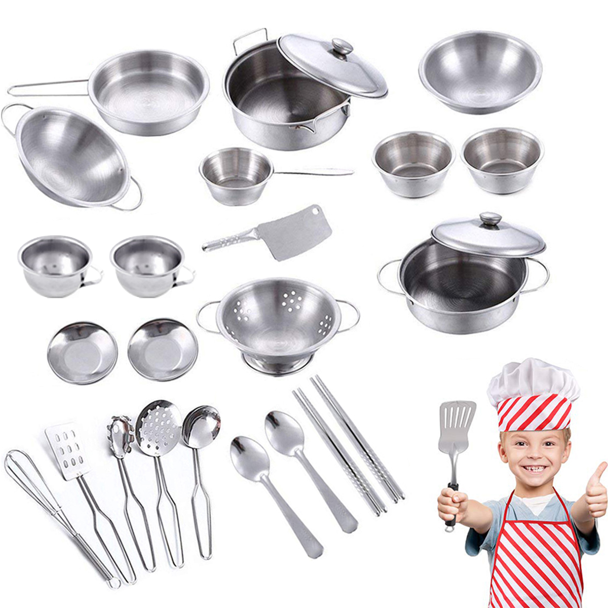 Kitchen Appliances Kids - 25PCS Kitchen Set Pretend Play Simulated