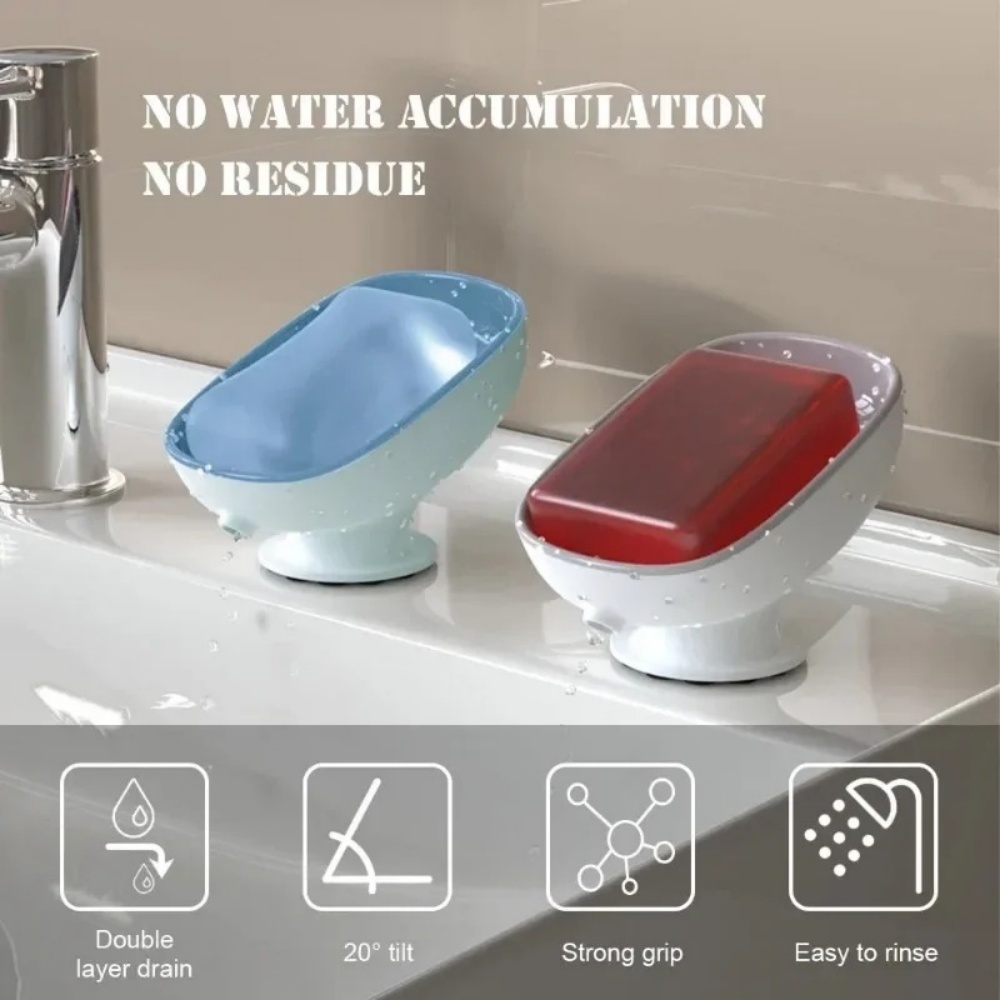 Kitchen Appliances Rack - 1pc Super Suction Cup Bathroom Soap