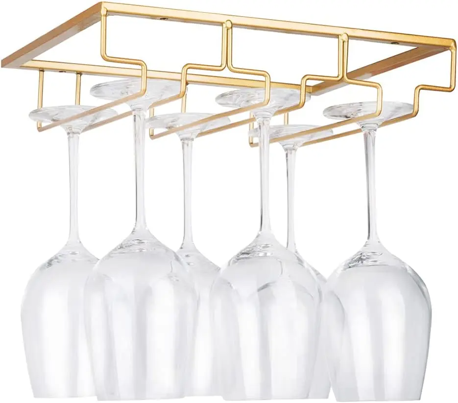 Kitchen Appliances Rack - Wine Glass Hanger Rack for Bar