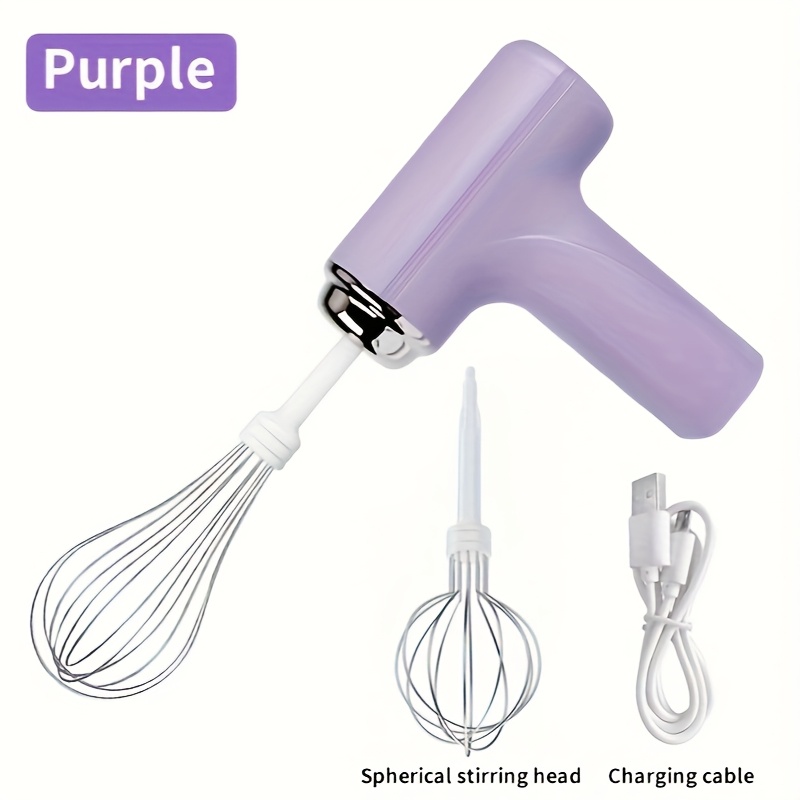 Hand Mixer Electric - 2 Specialized Whisks + 3 Speeds!