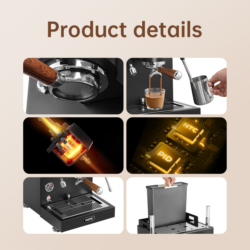 MDK Commercial Espresso Maker  - Espresso Machine Semi Auto บทวิจารณ์และราคา