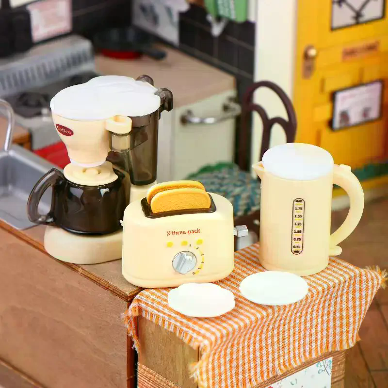 1 Set 1 12 Dollhouse Appliance - Kitchen Appliances Toys บทวิจารณ์และราคา