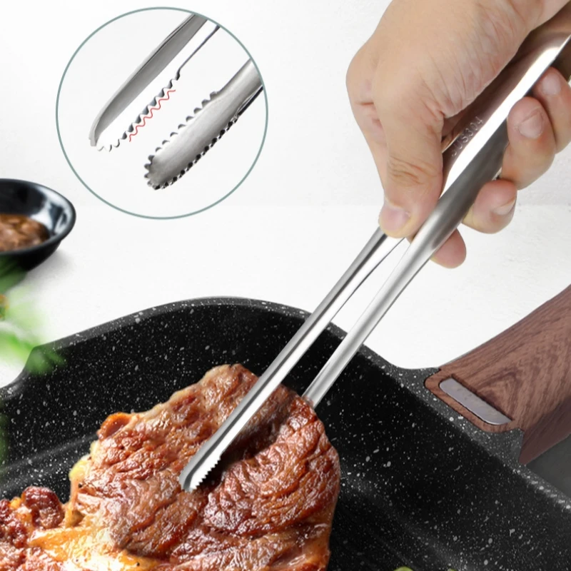 2Pcs Kitchen Tongs Stainless S - Kitchen Appliances And Utensils บทวิจารณ์และราคา