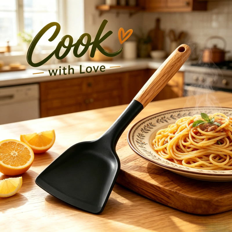 Black Silicone Kitchen Tools 1 - Kitchen Appliances Set บทวิจารณ์และราคา