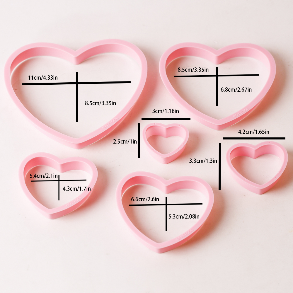 1set/3sets Pink Heart Star Flo - Kitchen Appliances For Baking บทวิจารณ์และราคา
