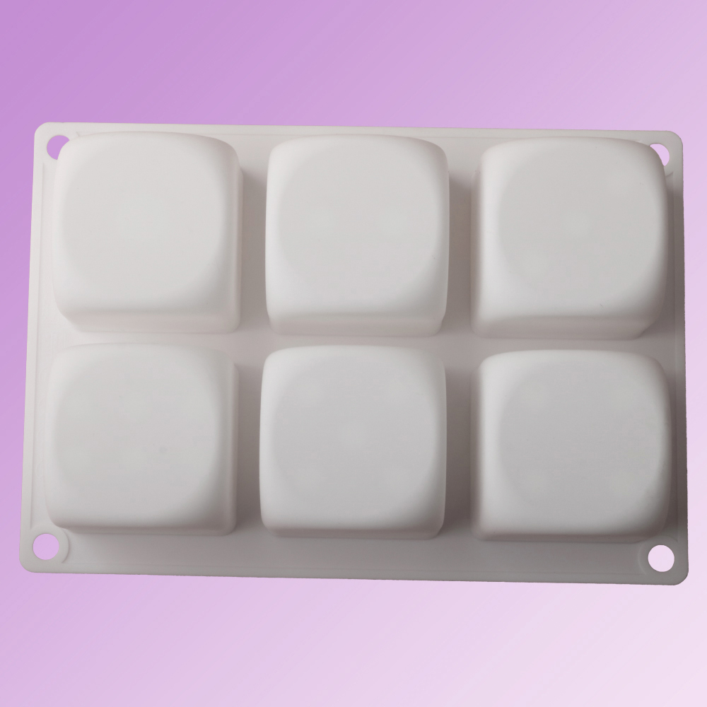 6-Cell Cube Mousse Cake Mould  - Kitchen Appliances For Baking บทวิจารณ์และราคา