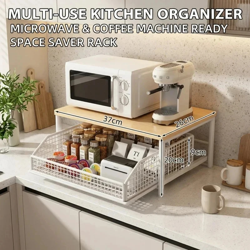 Microwave Coffee Maker Shelf O - Kitchen Appliances Countertop บทวิจารณ์และราคา