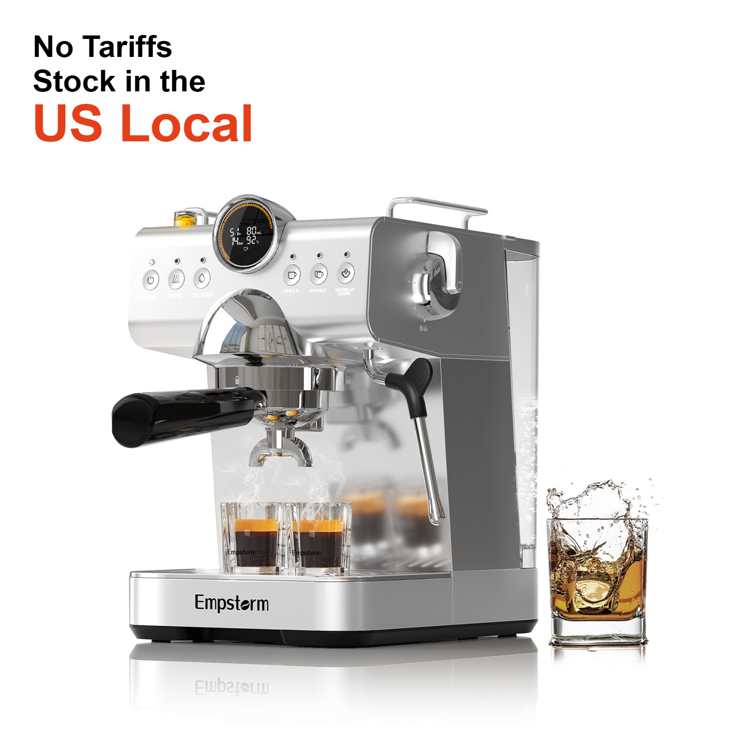 Empstorm Factory Price Double- - Espresso Machine Semi Auto บทวิจารณ์และราคา