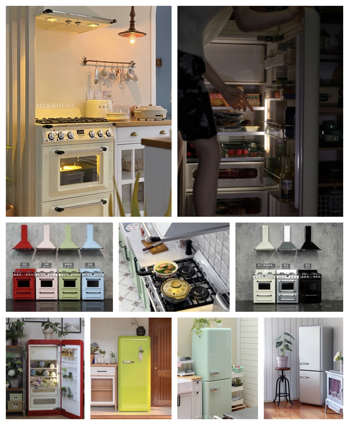 1/6 Modern Miniature Kitchen F - Kitchen Appliances Toys บทวิจารณ์และราคา