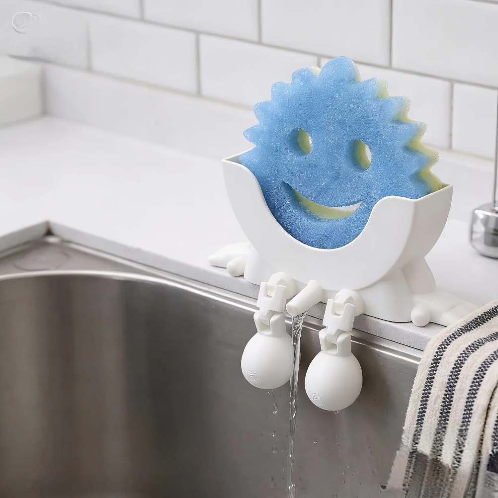 Drainable Soap & Sponge Holder - Kitchen Appliances Rack บทวิจารณ์และราคา