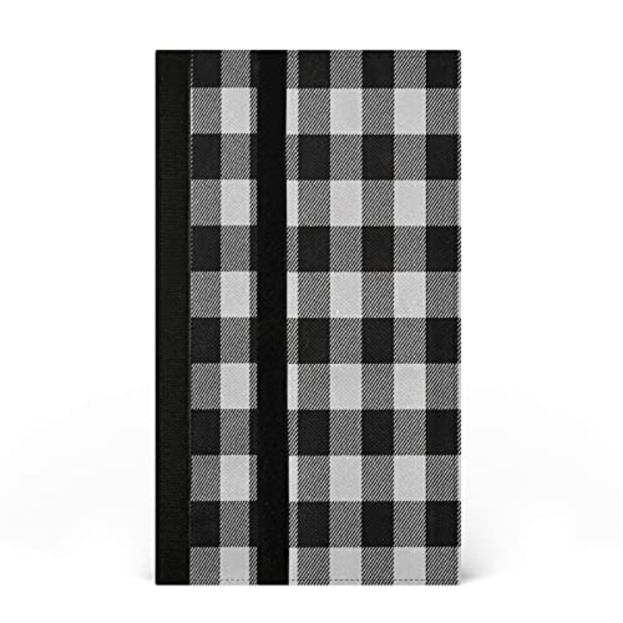 2Pcs White Black Buffalo Plaid - Kitchen Appliances Oven บทวิจารณ์และราคา