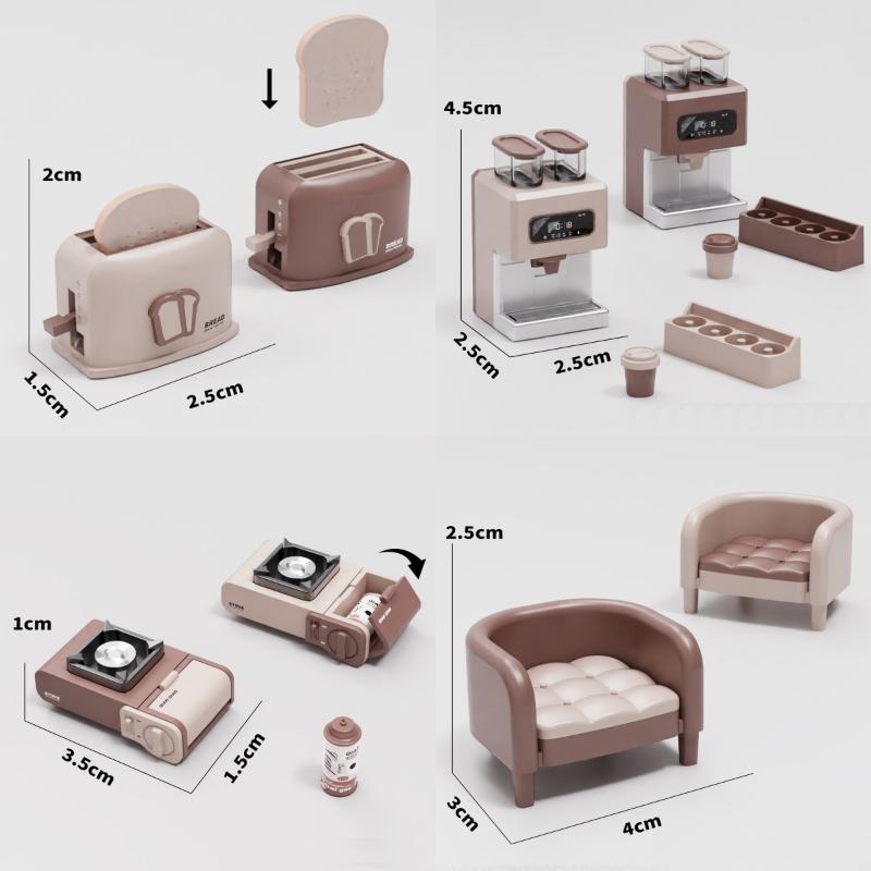 112 Scale Modern Dollhouse Mic - Kitchen Appliances Toys บทวิจารณ์และราคา
