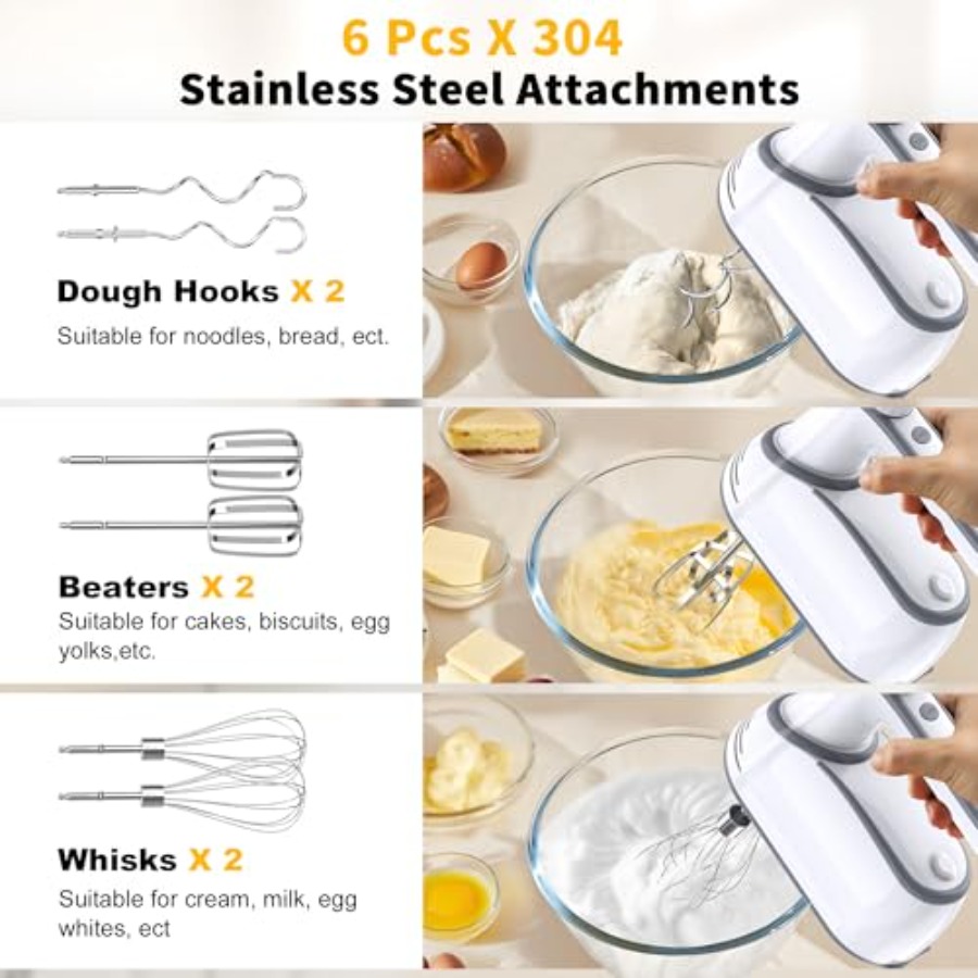 Cordless Electric Hand Mixer 1 - Hand Mixer Electric บทวิจารณ์และราคา