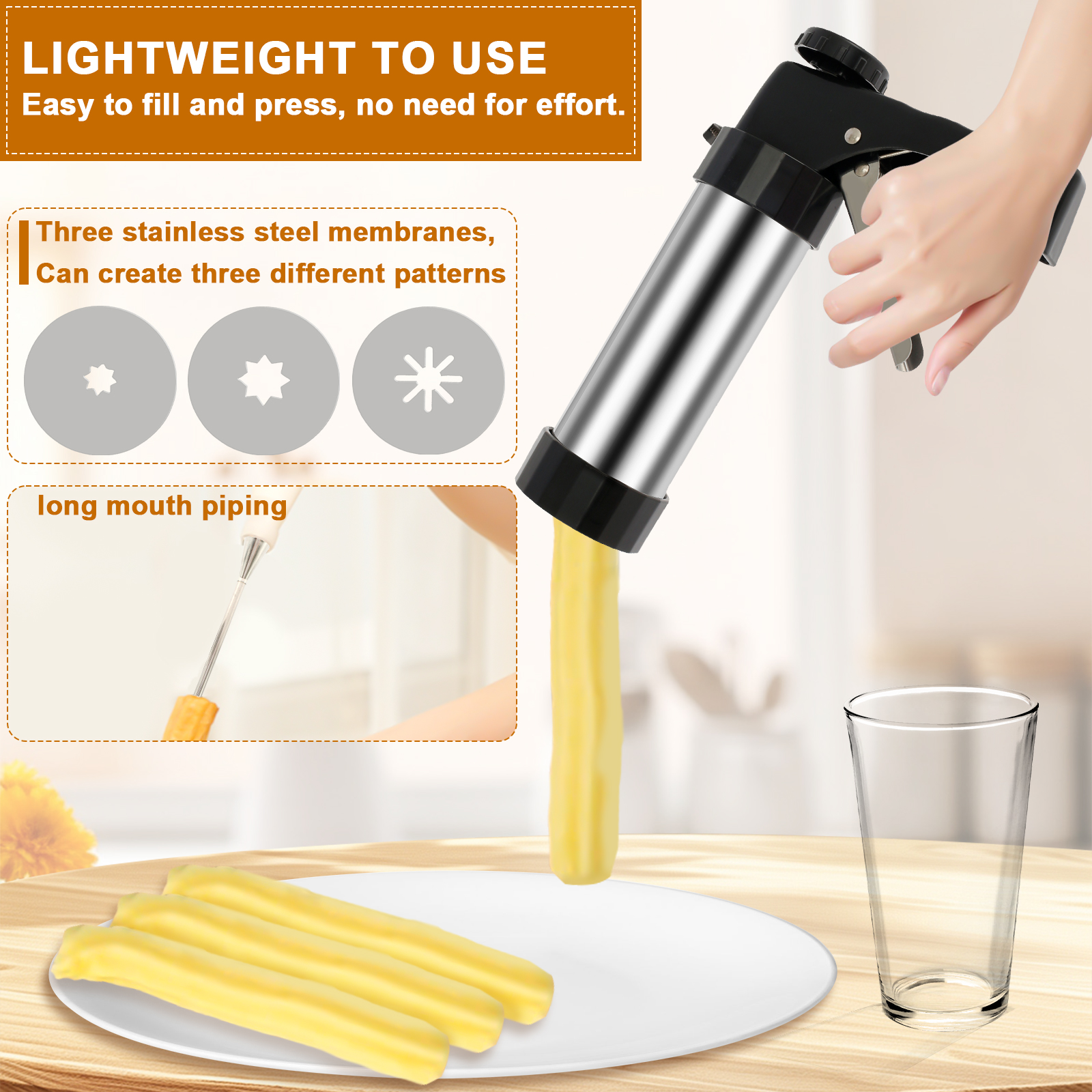 Churrera Churro Maker Machine  - Kitchen Appliances For Baking บทวิจารณ์และราคา
