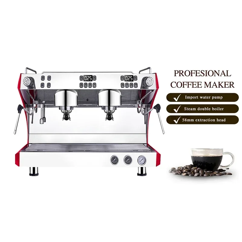 Semi Auto Barista Commercial E - Espresso Machine Semi Auto บทวิจารณ์และราคา