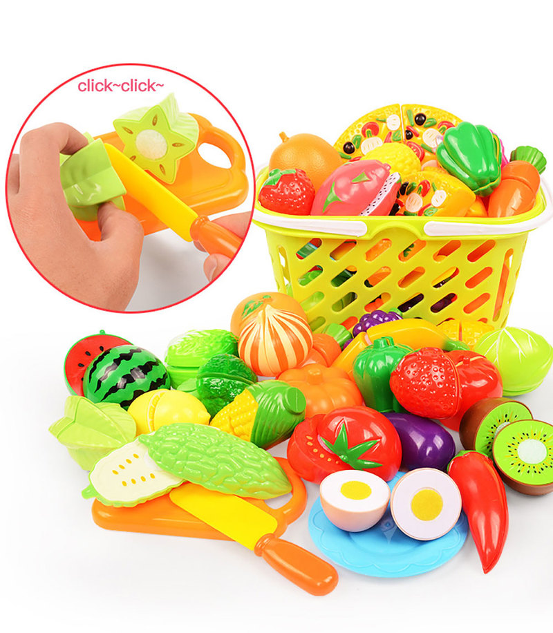 Children Toys Cutting Fruits a - Kitchen Appliances Kids บทวิจารณ์และราคา