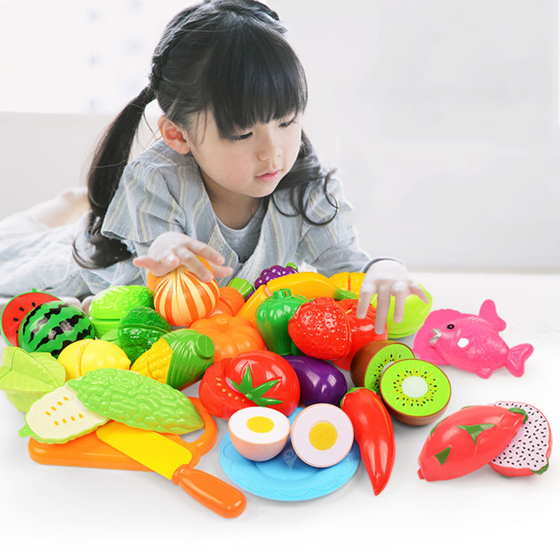 Children Toys Cutting Fruits a - Kitchen Appliances Kids บทวิจารณ์และราคา