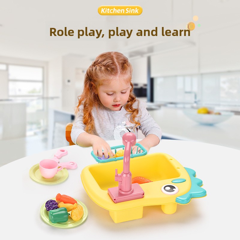Kitchen Sink Toys Kitchen Toys - Kitchen Appliances Kids บทวิจารณ์และราคา