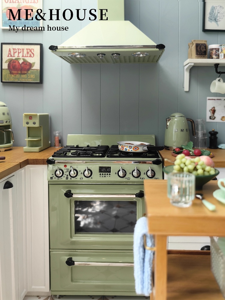 1:6 Doll House Mini Model Furn - Kitchen Appliances Oven บทวิจารณ์และราคา