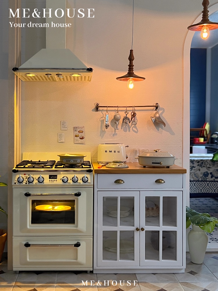 1:6 Doll House Mini Model Furn - Kitchen Appliances Oven บทวิจารณ์และราคา