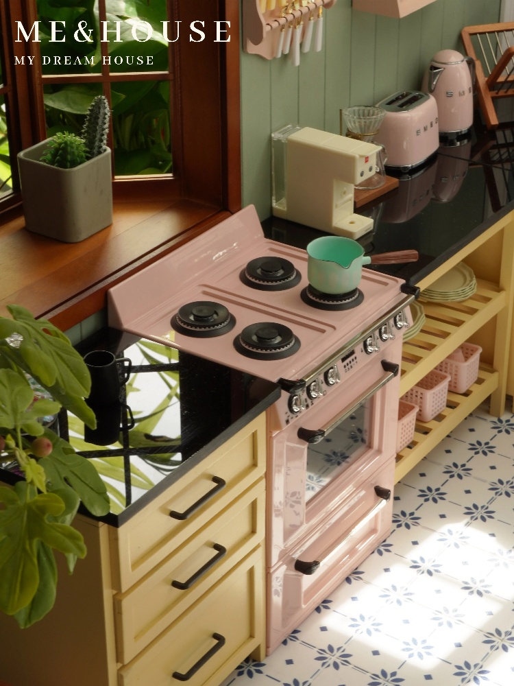 1:6 Doll House Mini Model Furn - Kitchen Appliances Oven บทวิจารณ์และราคา