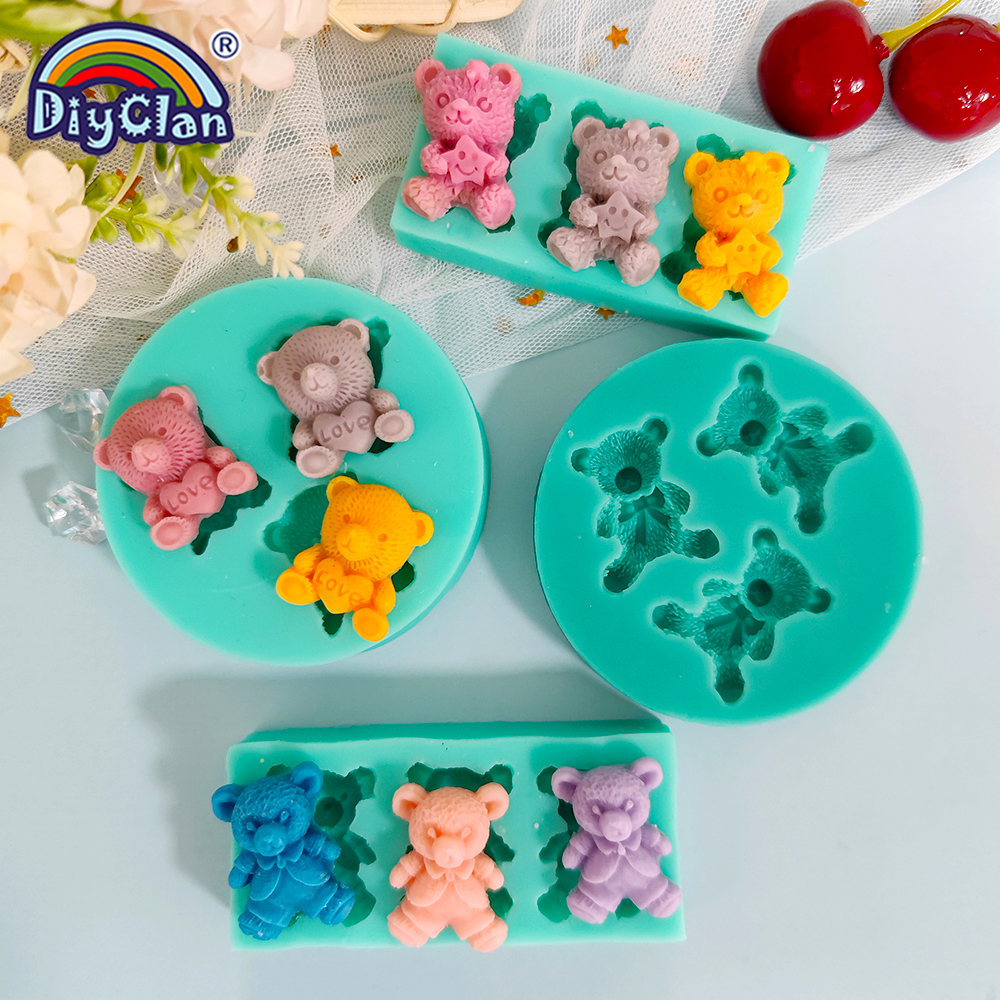 Cute Mini Bear Silicone Mold F - Kitchen Appliances For Baking บทวิจารณ์และราคา