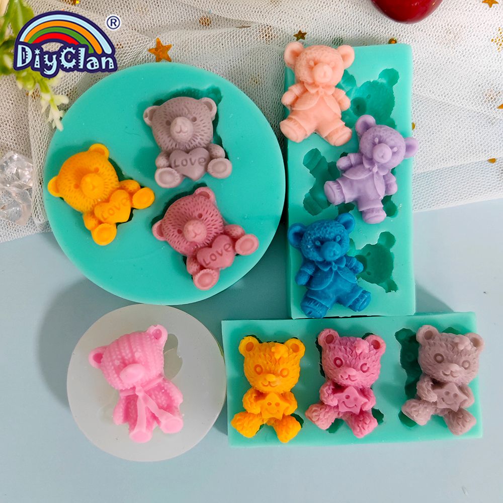 Cute Mini Bear Silicone Mold F - Kitchen Appliances For Baking บทวิจารณ์และราคา