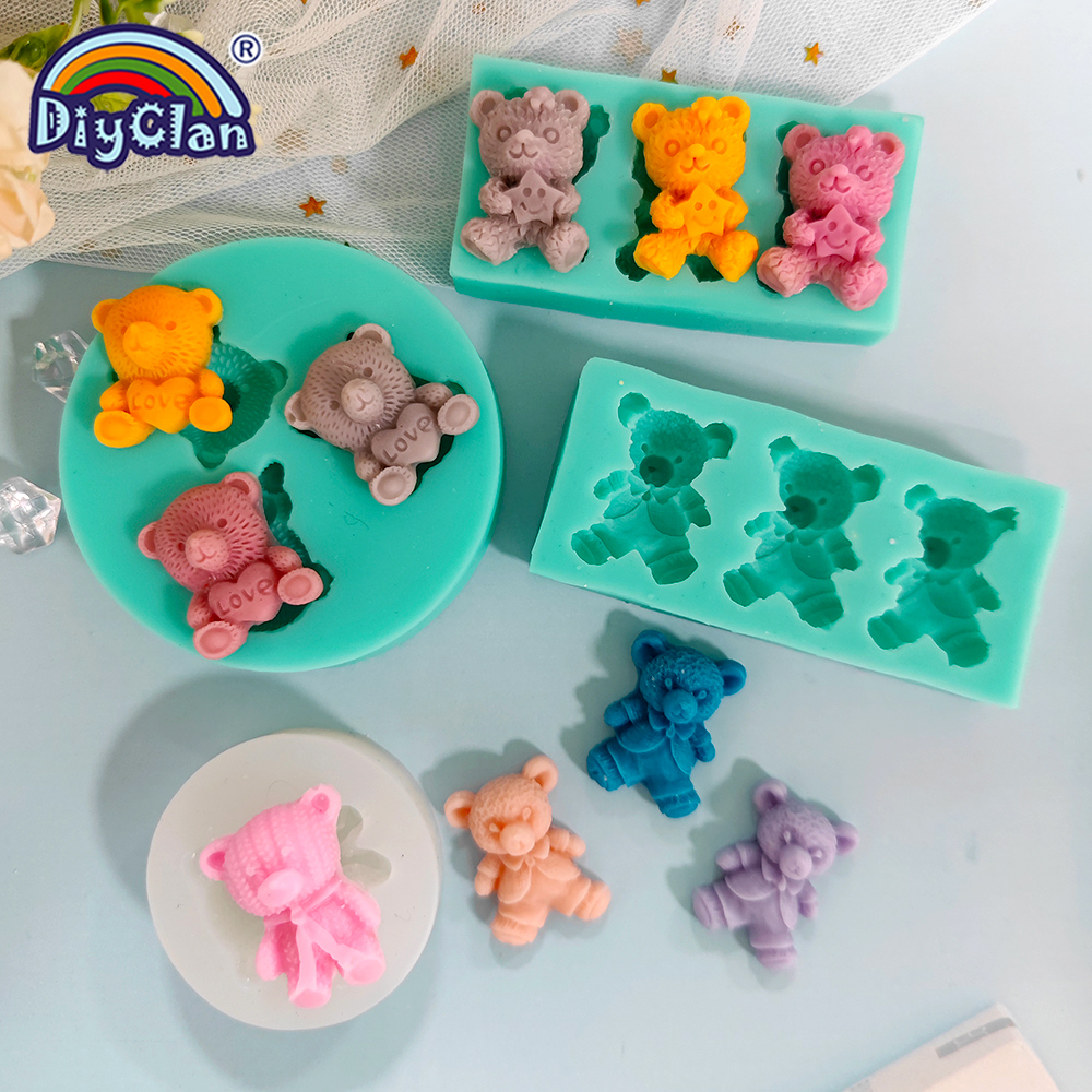 Cute Mini Bear Silicone Mold F - Kitchen Appliances For Baking บทวิจารณ์และราคา