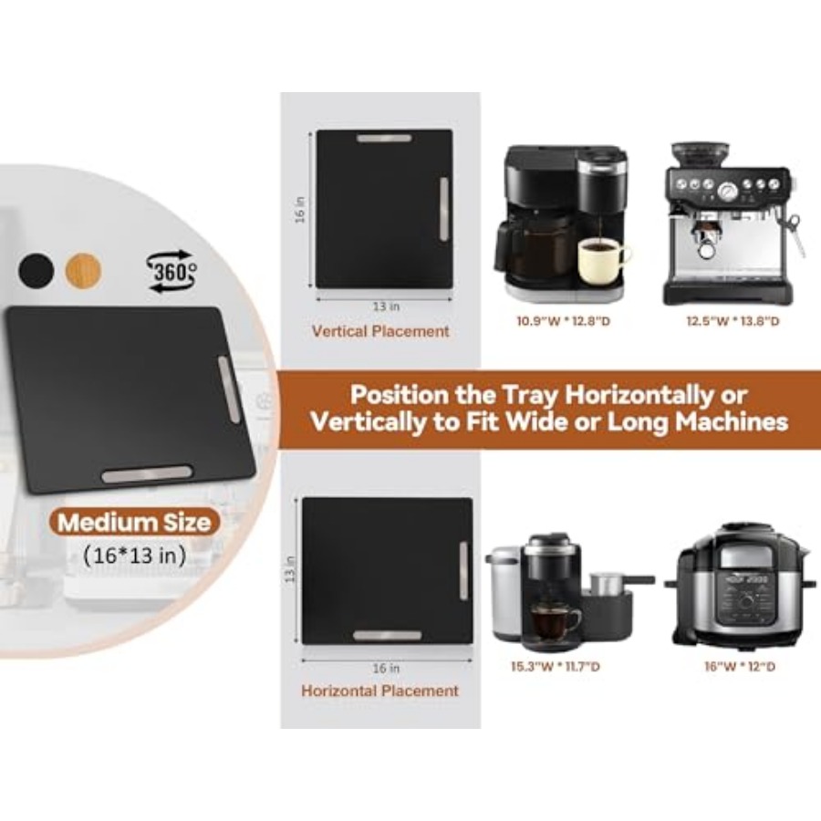 JoyandGrace Appliance Slider f - Kitchen Appliances Countertop บทวิจารณ์และราคา
