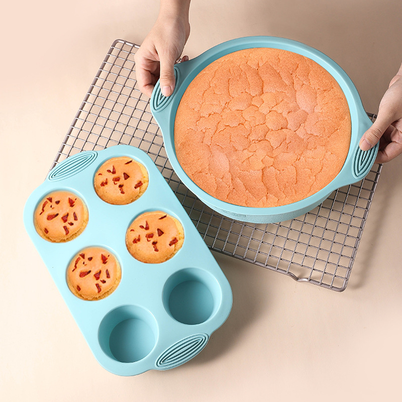 Silicone Cake Baking Mould Set - Kitchen Appliances Oven บทวิจารณ์และราคา