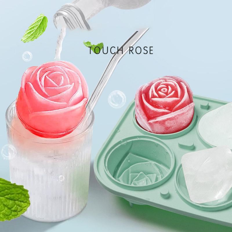 3D Rose Diamond Round Ice Cube - Kitchen Appliances Rack บทวิจารณ์และราคา