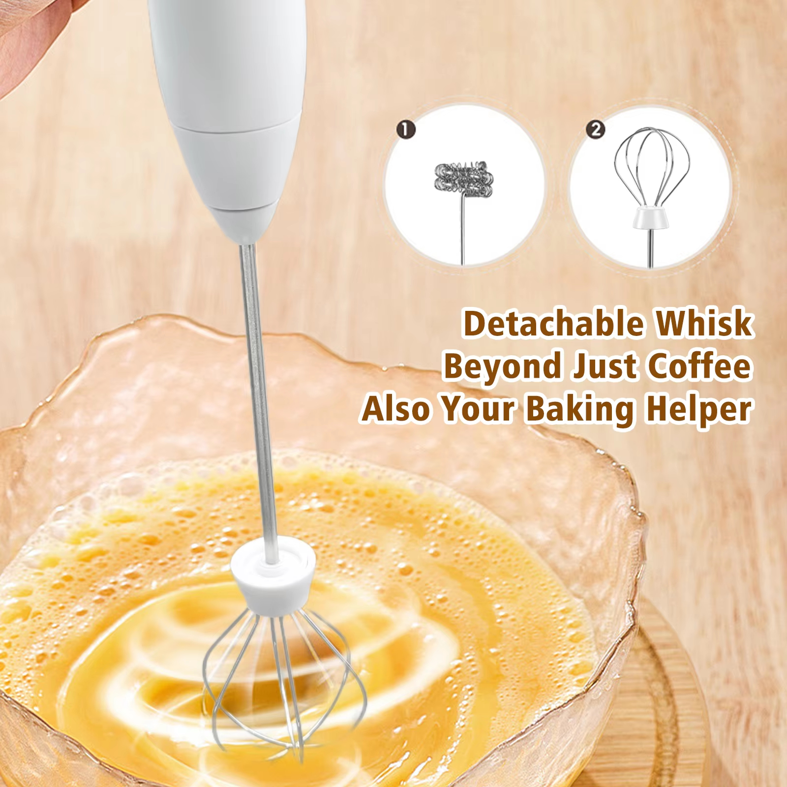 Wireless Electric Milk Mixer - - Hand Mixer Electric บทวิจารณ์และราคา
