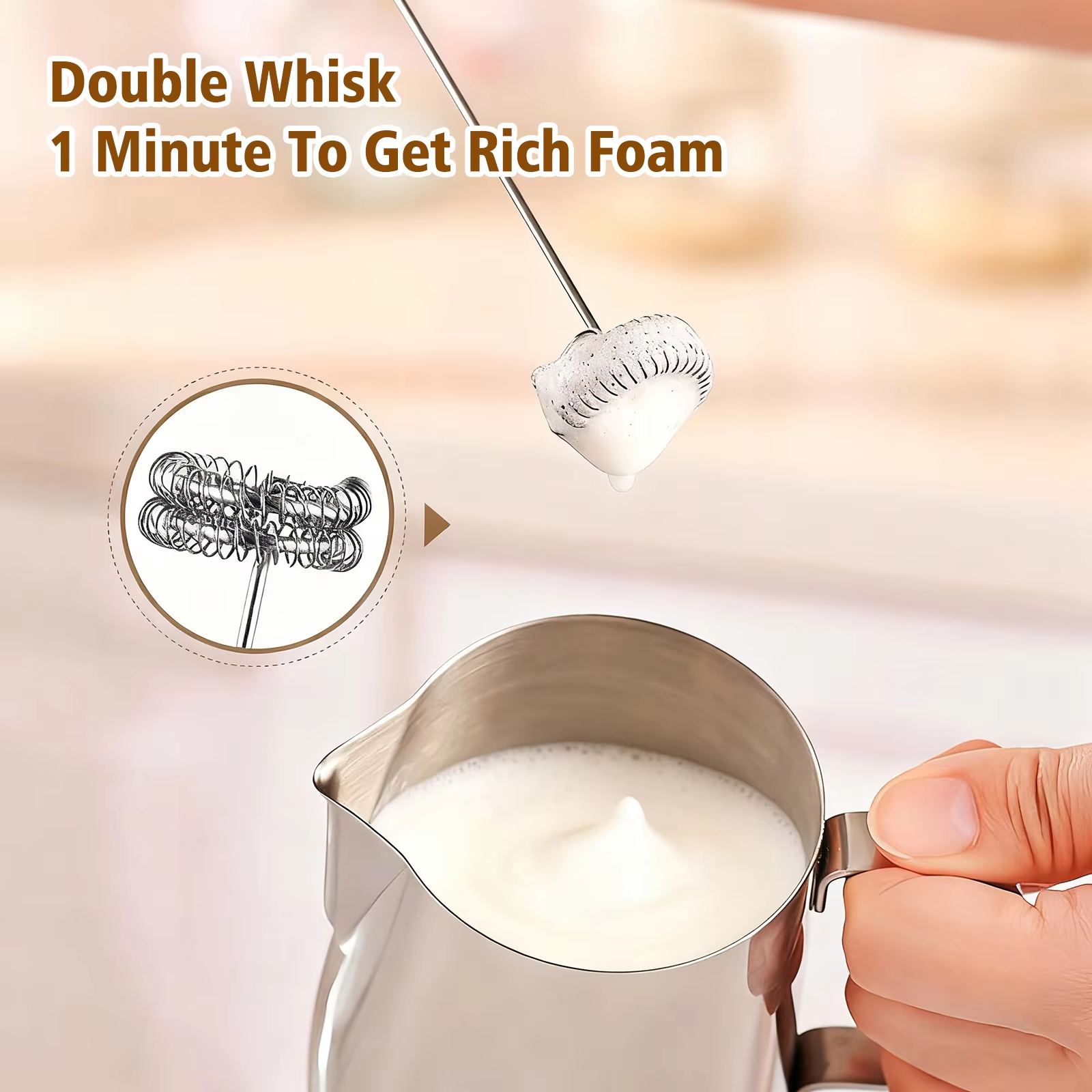 Wireless Electric Milk Mixer - - Hand Mixer Electric บทวิจารณ์และราคา