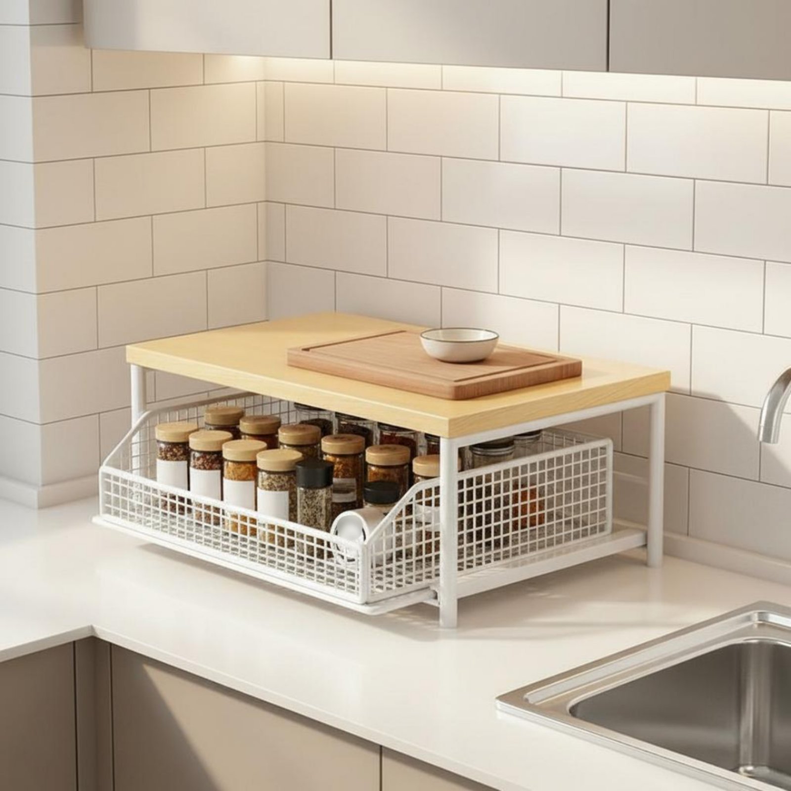 2-Tier Kitchen Counter Rack Ve - Kitchen Appliances Rack บทวิจารณ์และราคา