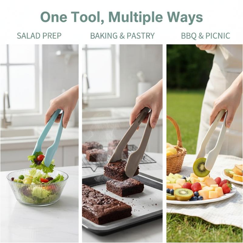 3pcs Plastics Food Tongs NonSl - Kitchen Appliances And Utensils บทวิจารณ์และราคา