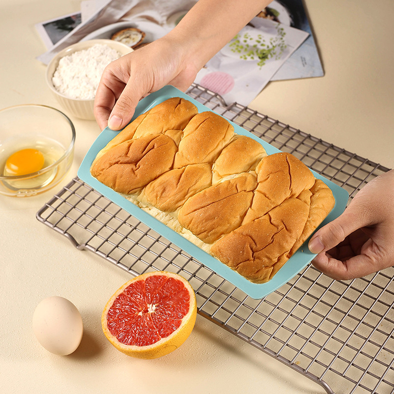 Rectangular silicone cake mold - Kitchen Appliances Oven บทวิจารณ์และราคา