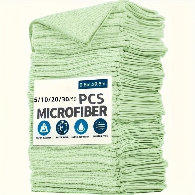 1-50Pcs Light Green Microfiber - Kitchen Appliances Set บทวิจารณ์และราคา