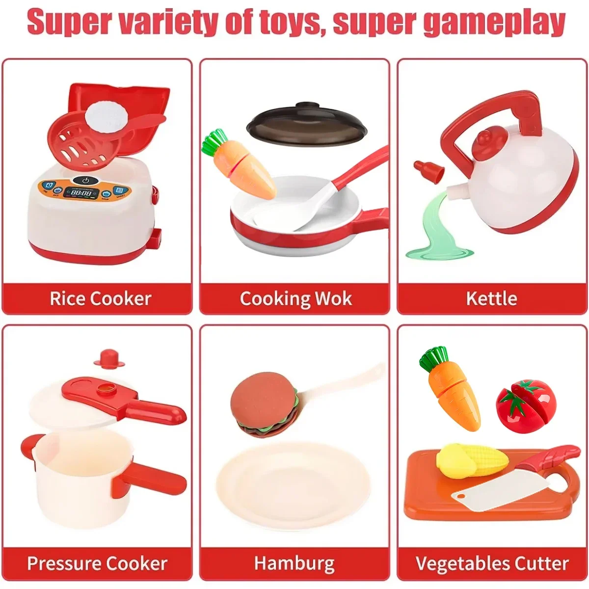 Children Pretend Play Simulati - Kitchen Appliances Kids บทวิจารณ์และราคา