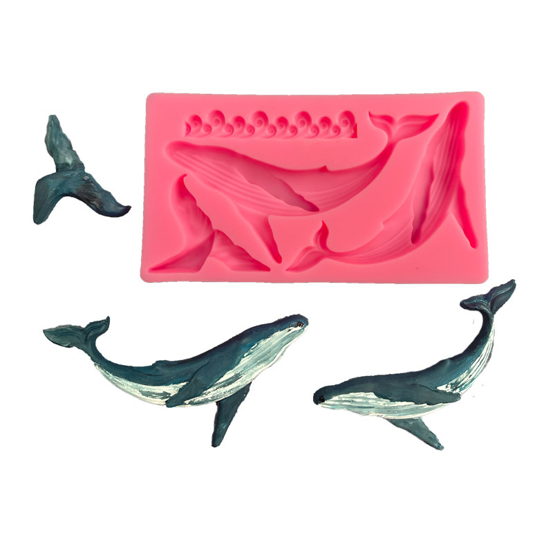 DIY Whale Silicone Mold Ocean  - Kitchen Appliances For Baking บทวิจารณ์และราคา