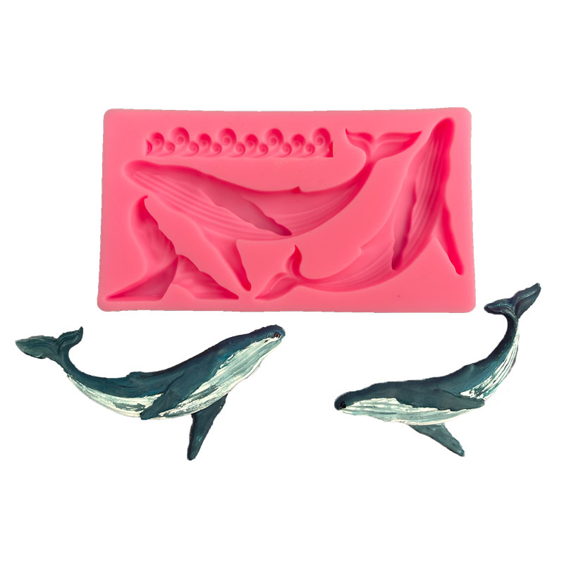 DIY Whale Silicone Mold Ocean  - Kitchen Appliances For Baking บทวิจารณ์และราคา