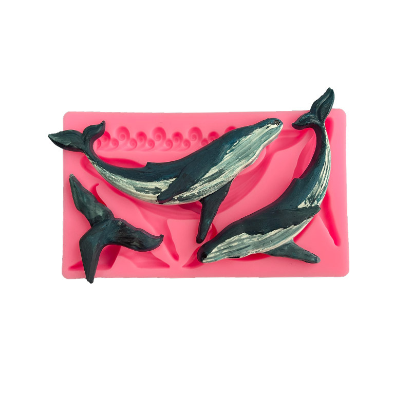 DIY Whale Silicone Mold Ocean  - Kitchen Appliances For Baking บทวิจารณ์และราคา