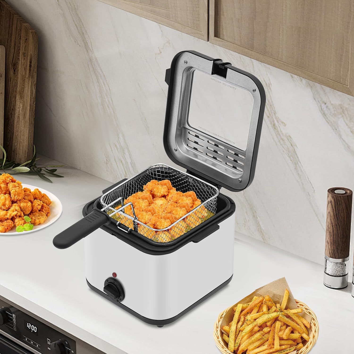 Countertop Electric Deep Fryer - Kitchen Appliances Countertop บทวิจารณ์และราคา