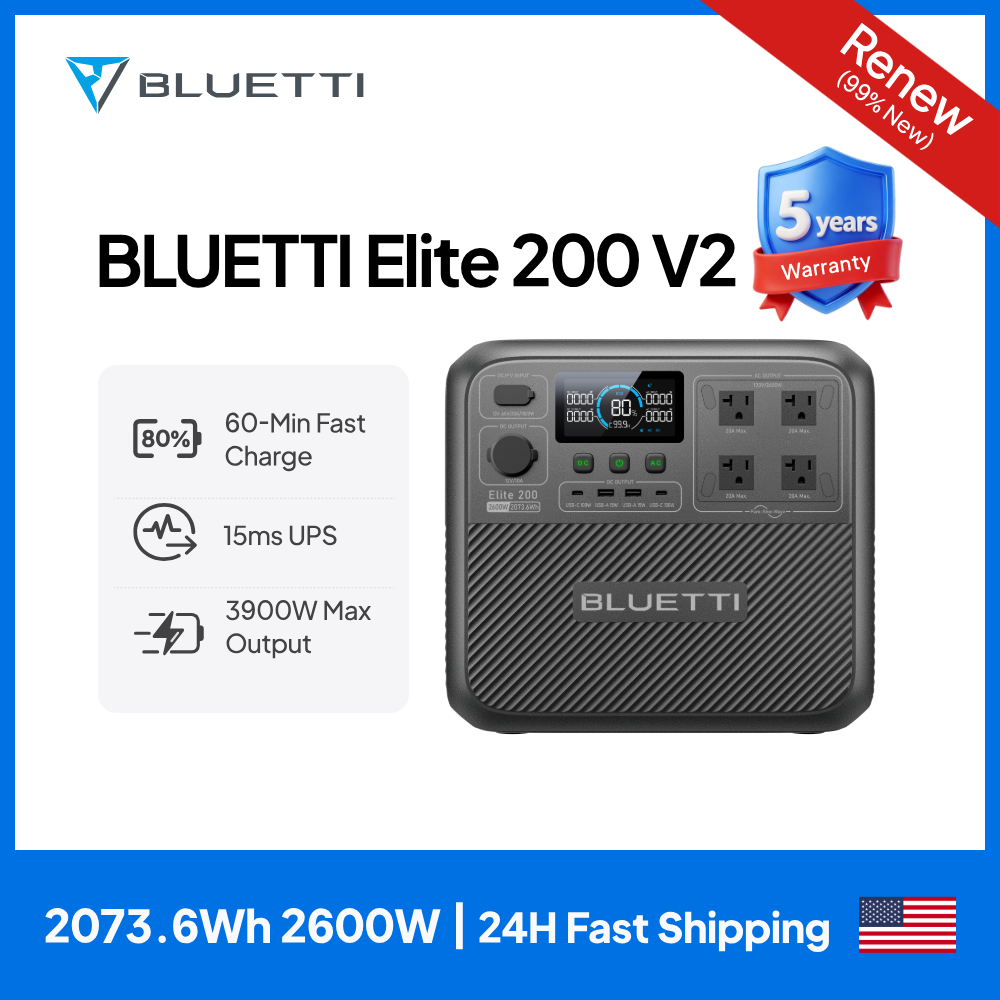 【Renew】BLUETTI Elite 200 V2 Po - Bread Maker Machine บทวิจารณ์และราคา