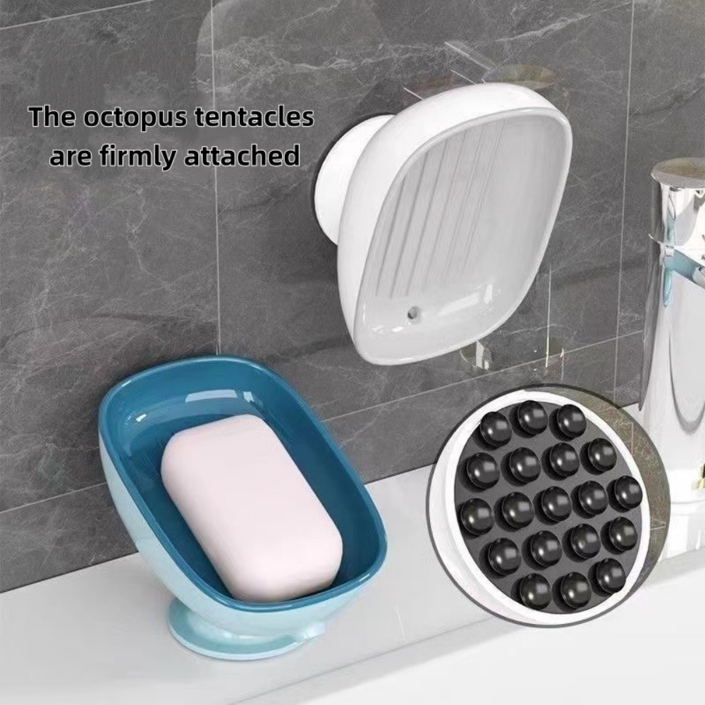1pc Super Suction Cup Bathroom - Kitchen Appliances Rack บทวิจารณ์และราคา