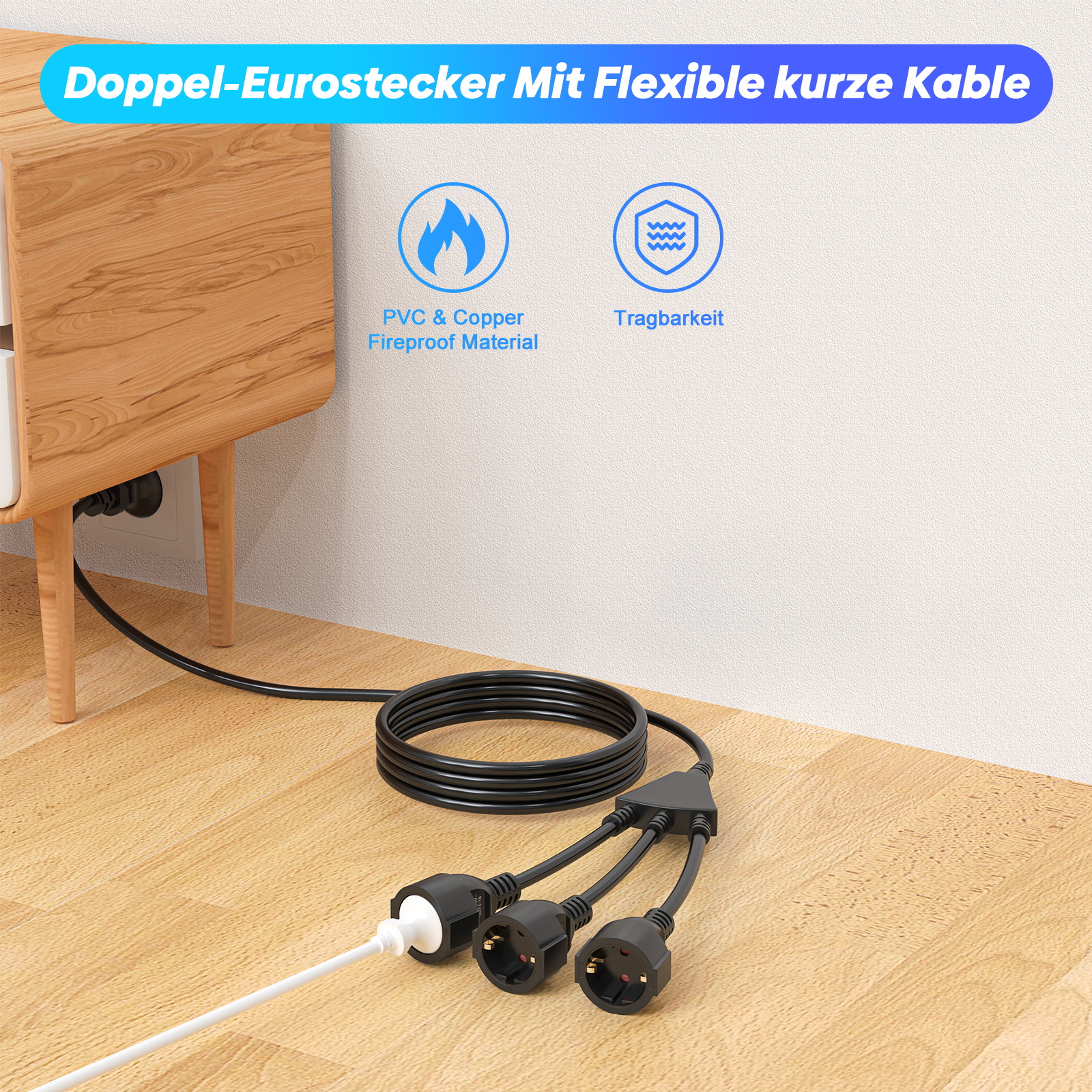 Eu pull ring plug extension co - Kitchen Appliances Extension Cord บทวิจารณ์และราคา