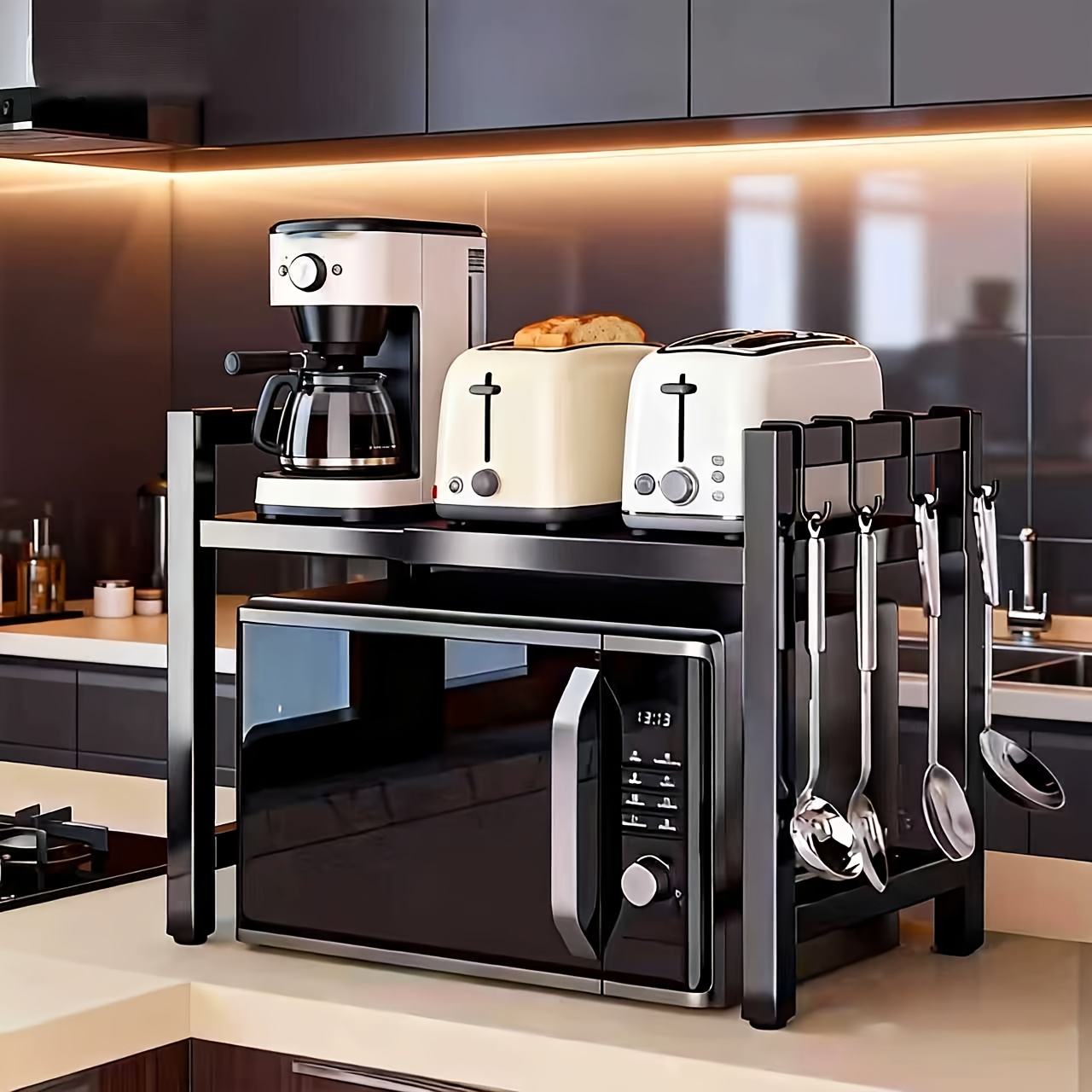 Double-Layer Adjustable Counte - Kitchen Appliances Countertop บทวิจารณ์และราคา