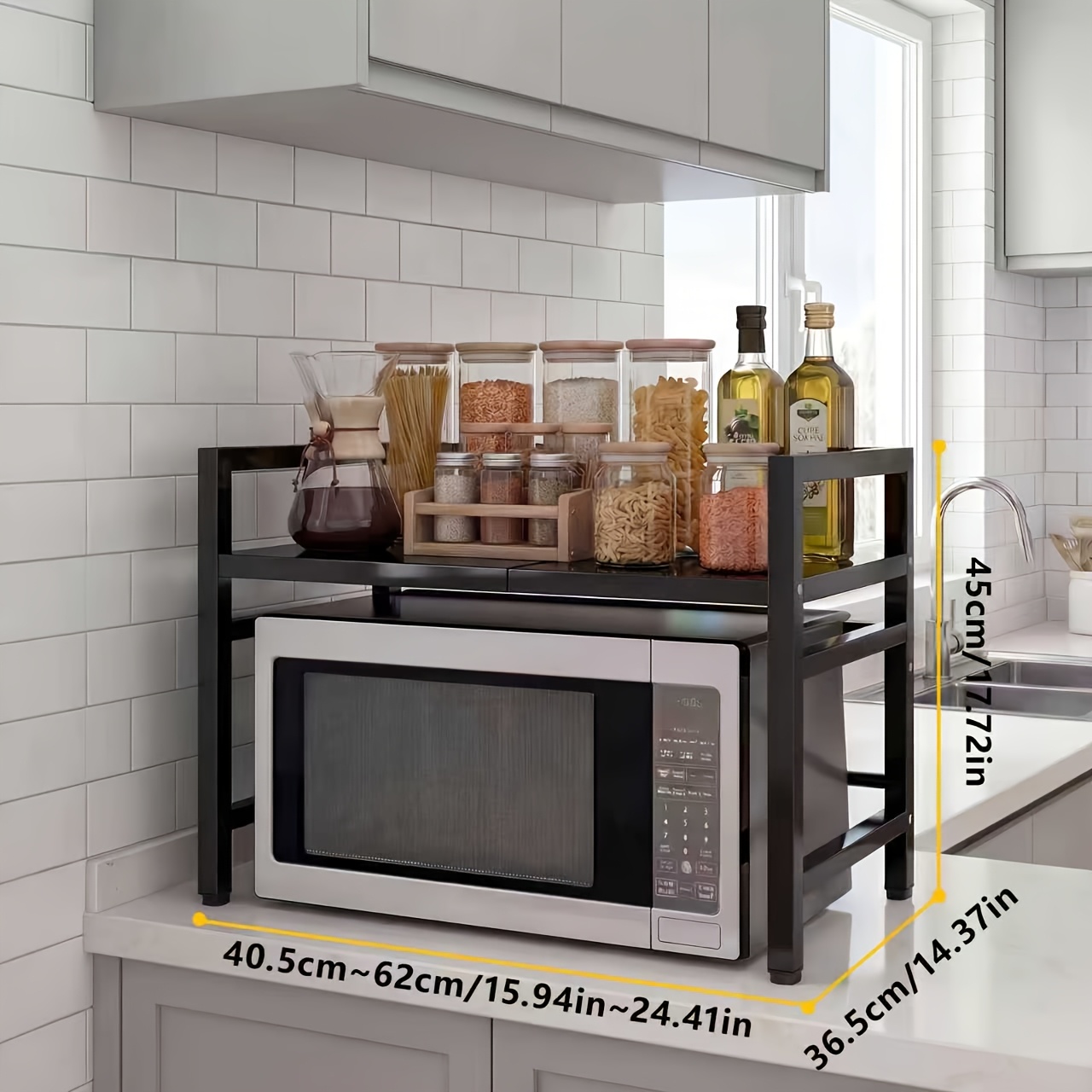 Double-Layer Adjustable Counte - Kitchen Appliances Countertop บทวิจารณ์และราคา
